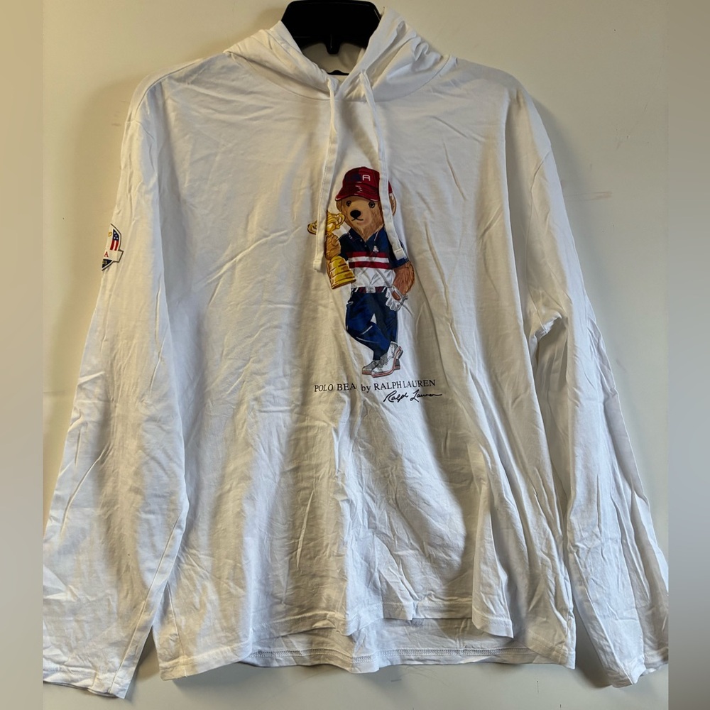 Ralph Lauren Ryder Cup long sleeve hooded shirt Men’s L